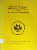 Himpunan Peraturan perundang-undangan bagi Universitas Padjadjaran