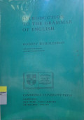 Introduction to the Grammar of English