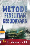 Metode Penelitian Kebudayaan