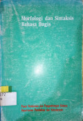 Morfologi dan Sintaksis Bahasa Bugis