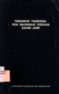 Pengobatan Tradisional Pada Masyarakat Pedesaan Daerah Jambi