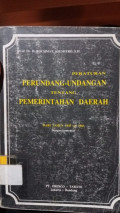 Peraturan perundang undangan tentang pemerintahan daerah