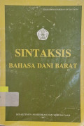 Sintaksis Bahasa Dani Barat