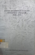 Sistem Kepemimpinan di dalam Masyarakat Pedesaan Irian Jaya