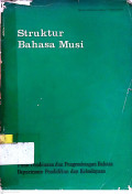 Struktur Bahasa Musi