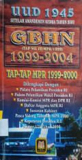 UUD 1945 Setelah Amandemen Kedua Tahun 2000