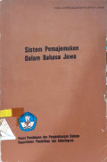 Sistem Pemajemukan dalam Bahasa Jawa