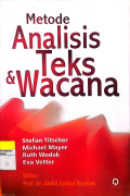 Metode Analisis Teks & Wacana