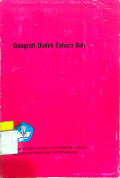Geografi Dialek Bahasa Bali