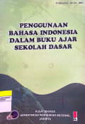 Penggunaan Bahasa Indonesia dalam Buku Ajar Sekolah Dasar