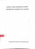 Surek Asellengeng Kuwae Menrekna Nabitta Ri Langie