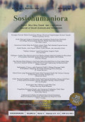[Journal] SOSIOHUMANIORA : Jurnal Ilmu-ilmu Sosial dan Humaniora Padjadjaran / Padjadjaran Journal of Social Sciences and Humanities (Vol. 18 No.3, Nopember 2016)