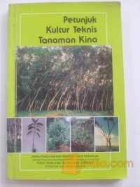 Image of Petunjuk kultur teknis tanaman kina