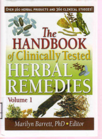 TheHandbook of Clinically Tested Herbal Remedies (Volume 1)