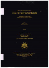 Determinan pertumbuhan usaha mikro, kecil dan menengah (UMKM) di Kabupaten/Kota Provinsi Jawa Timur