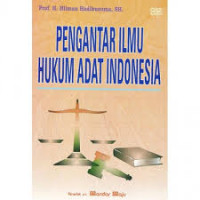 Pengantar Ilmu Hukum Adat Indonesia