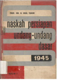 Image of Naskah - Persiapan Undang - Undang Dasar 1945