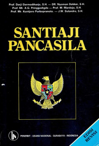 Image of Santiaji pancasila: suatu tinjauan filosofis, historis dan yuridis kontitusional